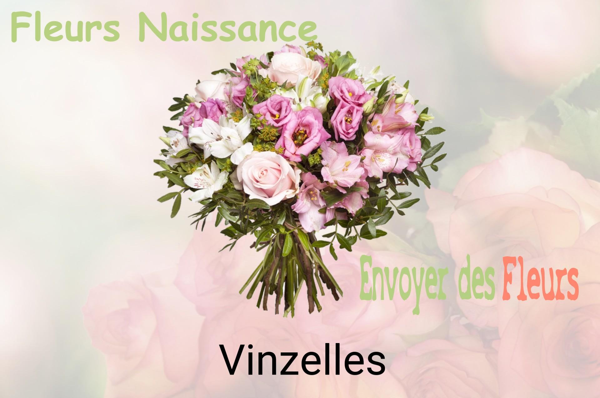 Bouquet de fleurs de naissance livré à Vinzelles